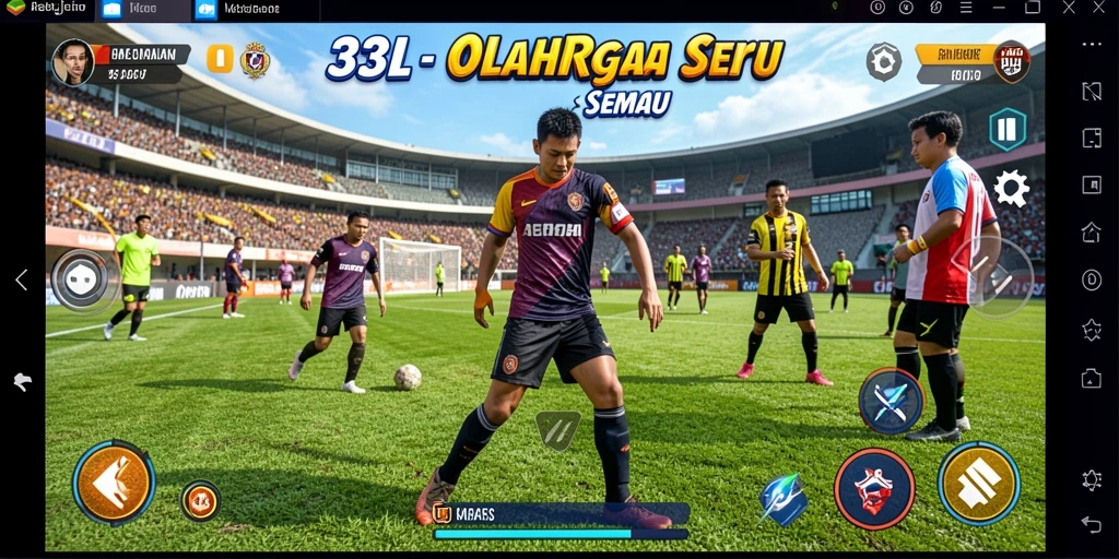 Tampilan gameplay 33L yang menampilkan aksi olahraga seru.