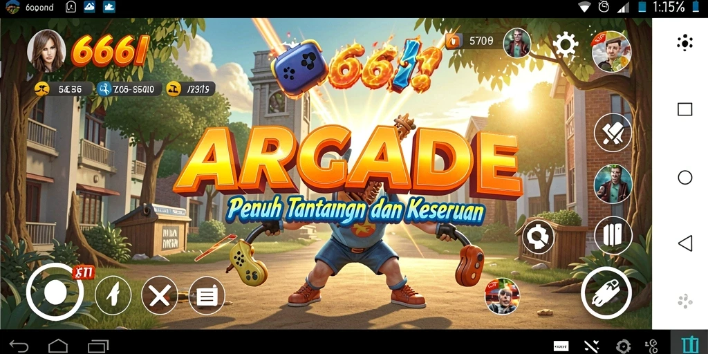 Screenshot gameplay 666I yang menampilkan aksi seru dan tantangan menarik.