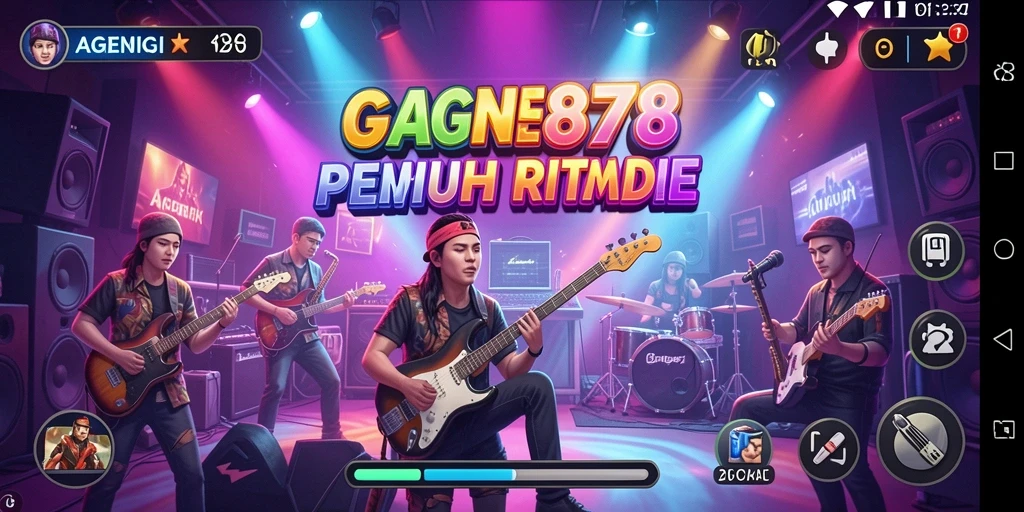 Tampilan gameplay AGEN878 yang seru dan menarik dalam permainan musik.