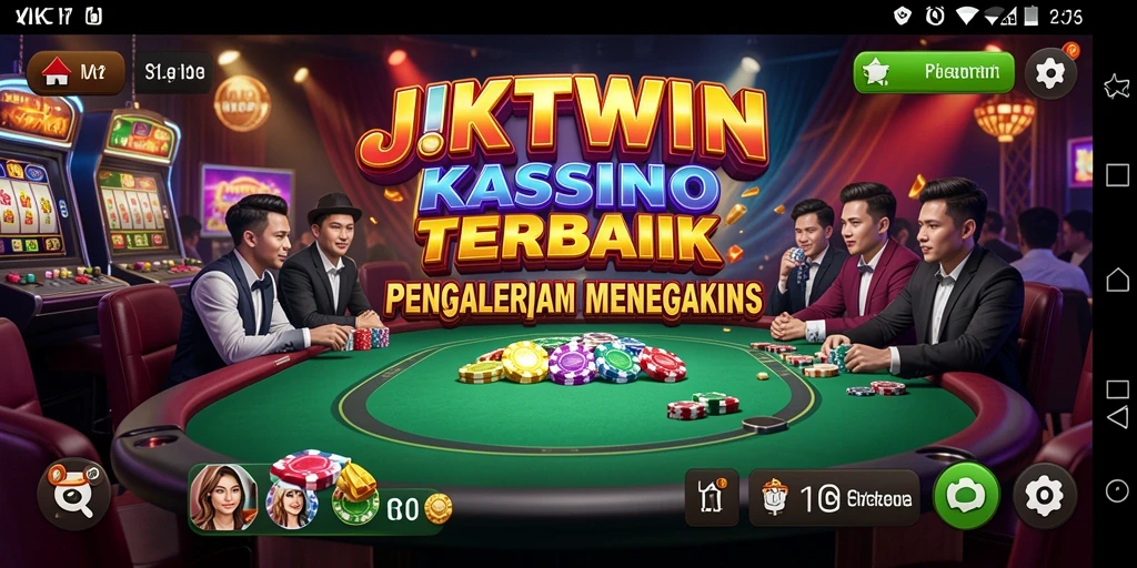 Tangkapan layar utama JKTWIN menunjukkan aksi permainan Kasino yang mendebarkan.