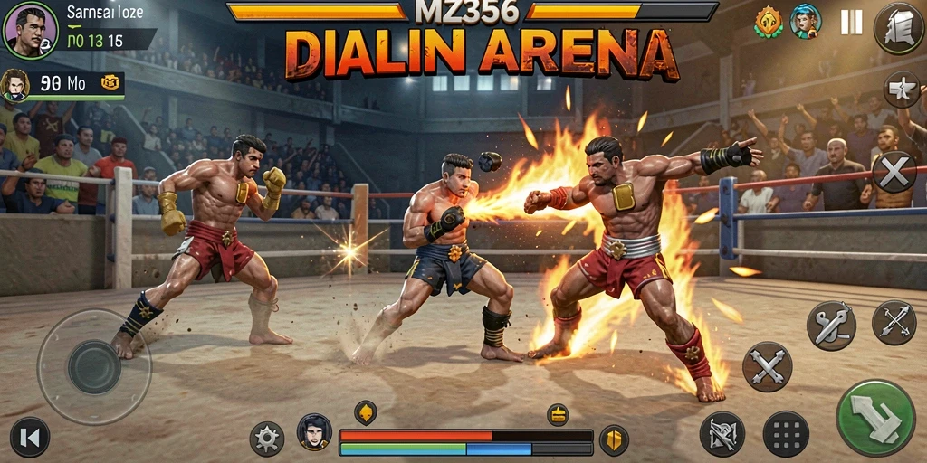 Tampilan gameplay MZ356 yang penuh aksi dan seru.