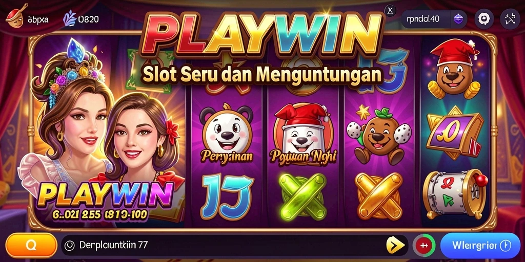 Screenshot gameplay <strong>PLAYWIN</strong> menampilkan keseruan permainan Slot yang menguntungkan.