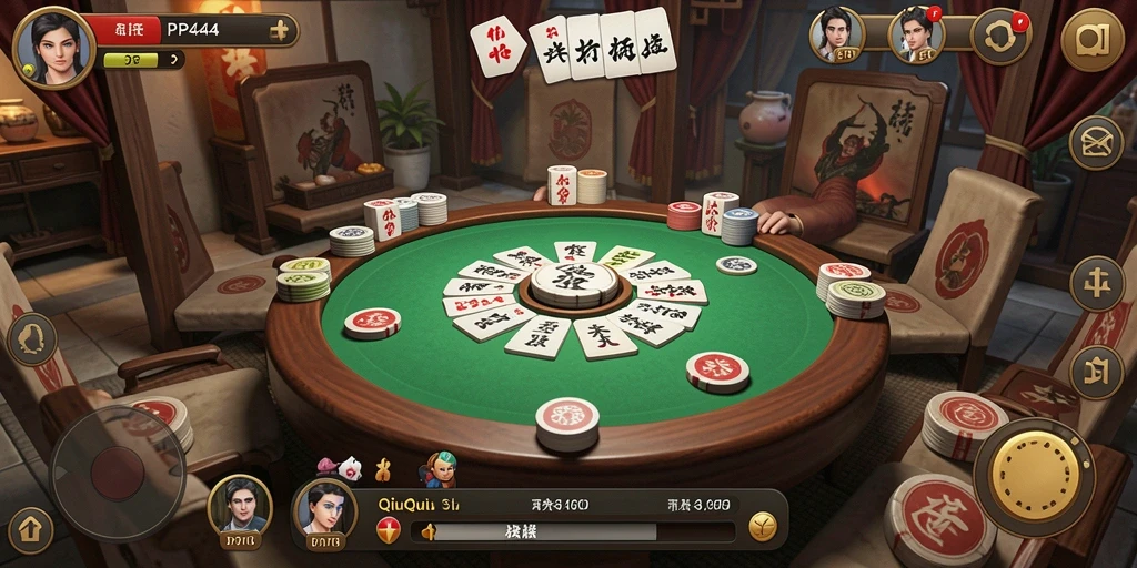 Tampilan menarik dari gameplay PP444 QiuQiu.