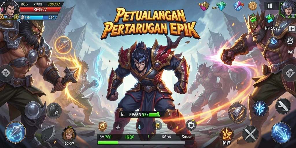 Gameplay seru dan penuh aksi di RP6677.