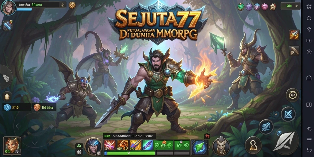 Tampilan gameplay seru dari SEJUTA77 dengan pertarungan epik.