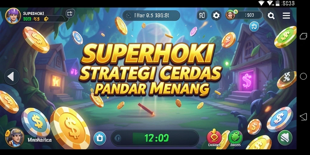 Tampilan gameplay dynamic dari SUPERHOKI dengan snipet strategi menengangkan.