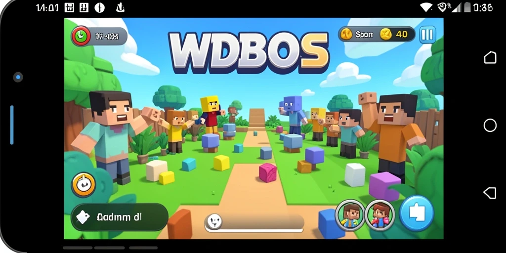 Tampilan gameplay <strong>WDBOS</strong> dengan berbagai puzzle menantang.