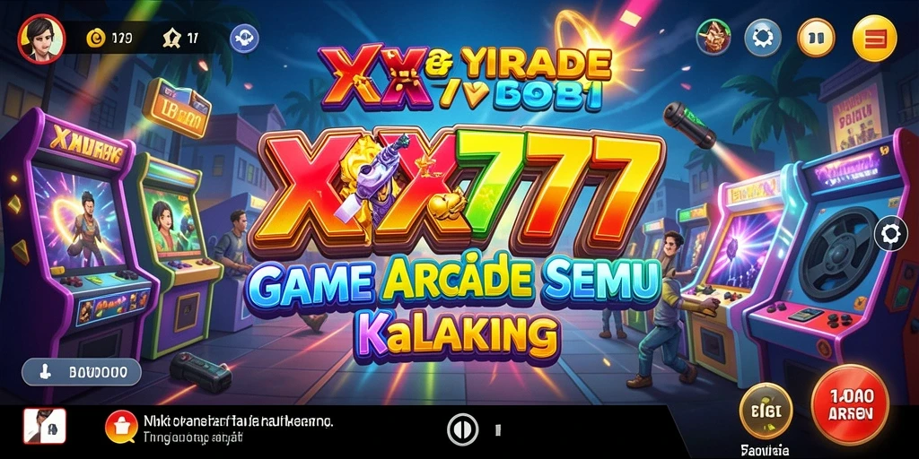 Screenshot gameplay XXX777 yang menunjukkan aksi seru di dalam permainan Arcade.