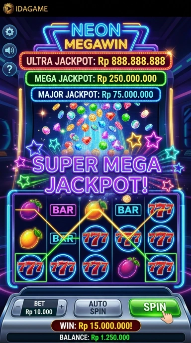Tampilan antarmuka pusat unduh idagame yang sederhana dan intuitif.