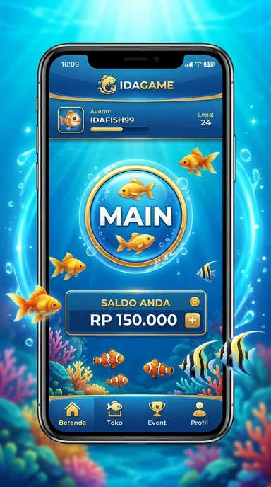 Proses unduh aplikasi di idagame yang cepat dan mudah.